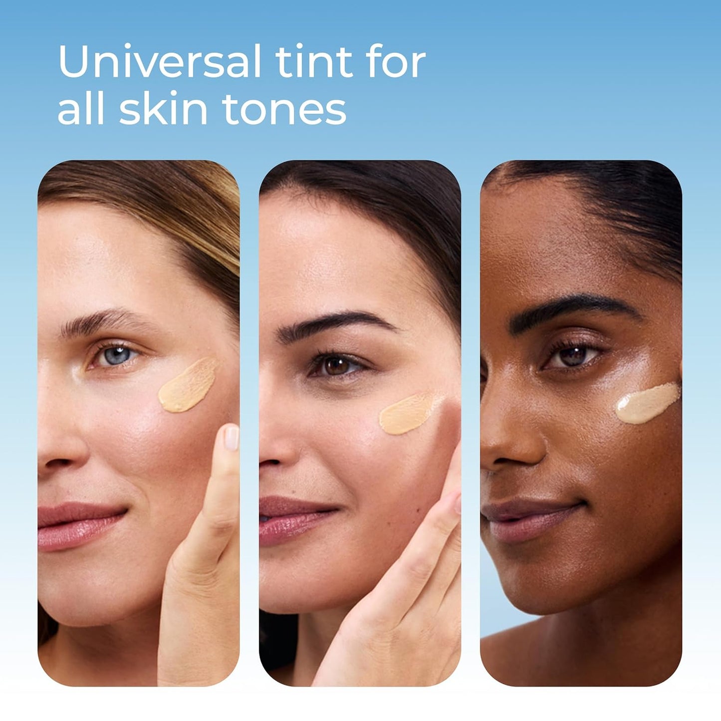 Eucerin Sun Tinted Age Defense Face Sunscreen Lotion SPF 50 with Hyaluronic Acid, Tinted Sunscreen for Face, Blendable Tint for All Skin Tones, Non Comedogenic and Hypoallergenic, 2.5 Fl Oz Bottle