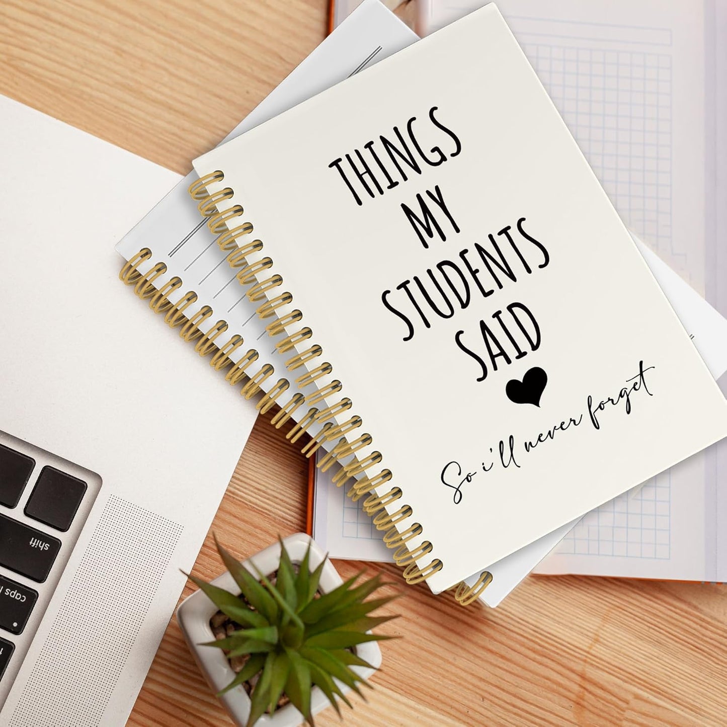 CUANFDDSF Teachers Appreciation Gifts Notebook, Back to School Teacher Gifts Journal Notebooks for Note Taking,Writing Pads，Thank You Teacher Gift Hardcover Spiral Notebook 5.5x8.3 Inch