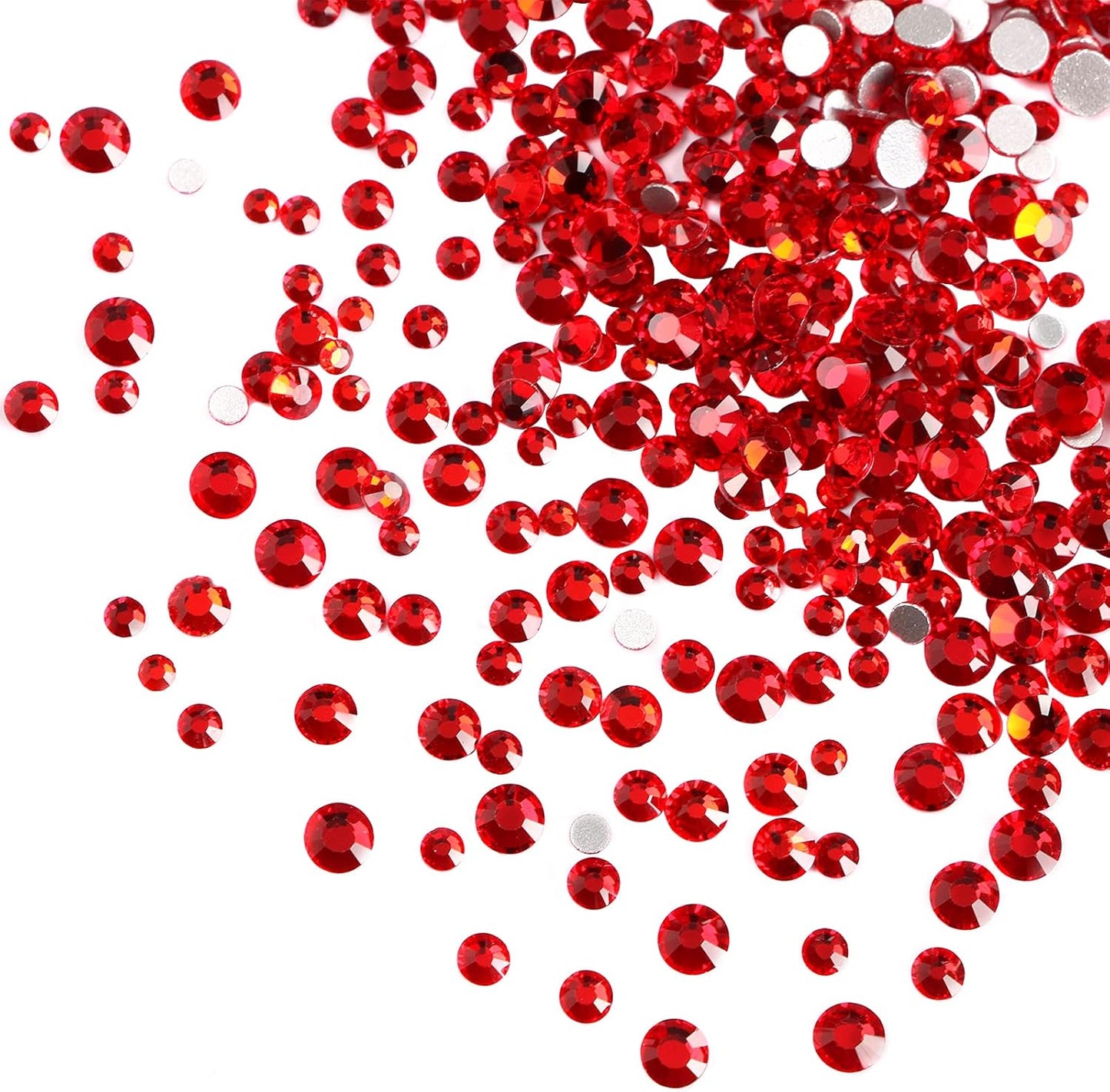 3456pcs Flatback Rhinestones Glass Charms Diamantes Gems Stones for Nail Art 6 Size ss4~ss12 Siam