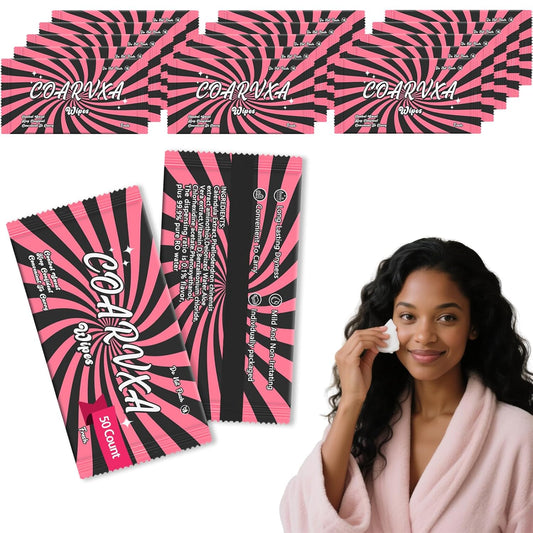 Pink Fresh Body Wipes 50 pieces of deodorant Wipes And Travel Deodorant Individually Wrap Hypoallergenic Mini Deodorant And Travel To Clean Skin For Female Male Teenagers