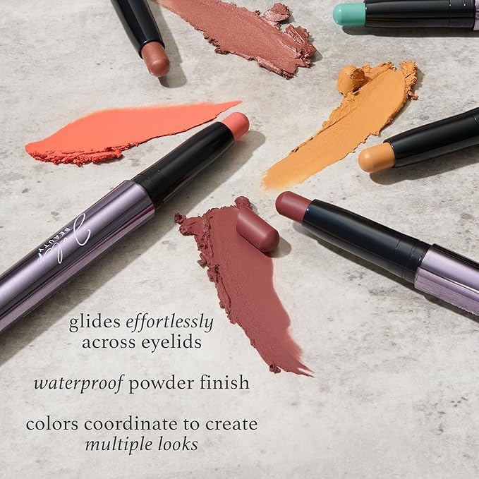 Julep Eyeshadow 101 Cream-to-Powder Waterproof Shadow Stick – Clay Matte – Long-Lasting, Crease-Proof, Natural Matte Eyeshadow with Built-in Smudger