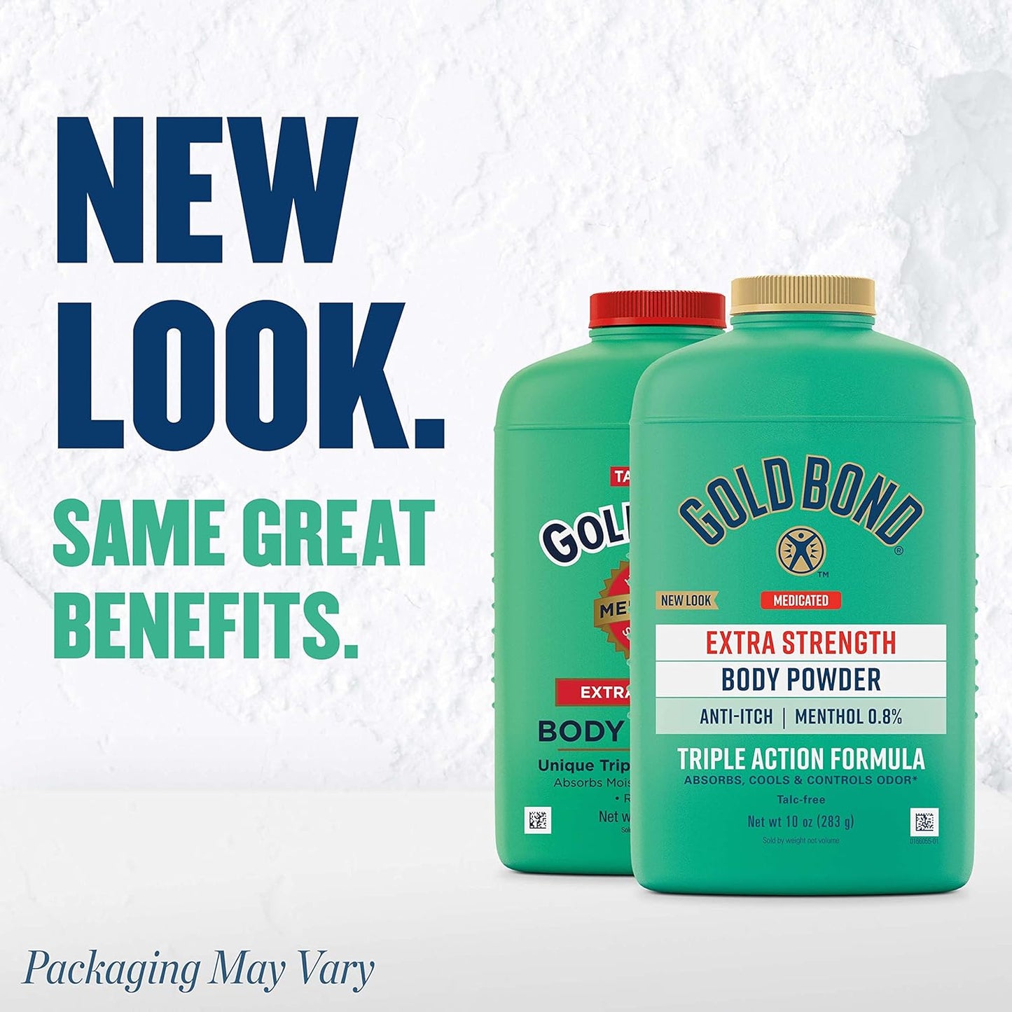 Gold Bond Medicated Talc-Free Extra Strength Body Powder, 10 oz., for Cooling, Absorbing Itch Relief (Pack of 2)