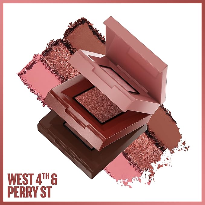 Maybelline New York Shadow Blocks Shadow Blocks Eyeshadow Palette, Stacked Eye Shadow Trio, West 4th & Perry St, 0.08 oz