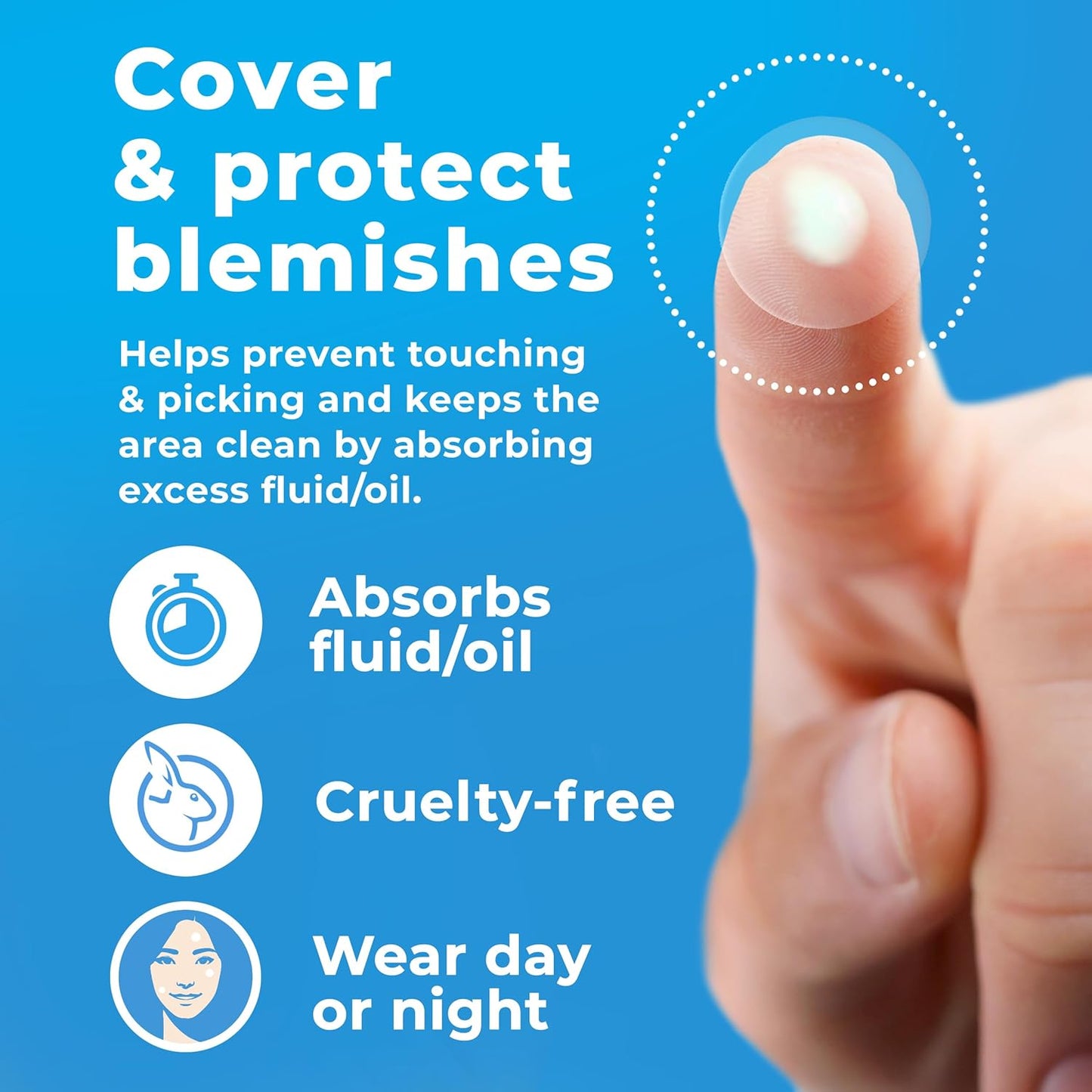 Pimple Patches for Face (500 Patches), Hydrocolloid Acne Patches with Tea Tree Oil, Pimple Patch Pimple Stickers - Hydrocolloid Patch Acne Dots - Acne Pimple Patches For Face - Zit Patches