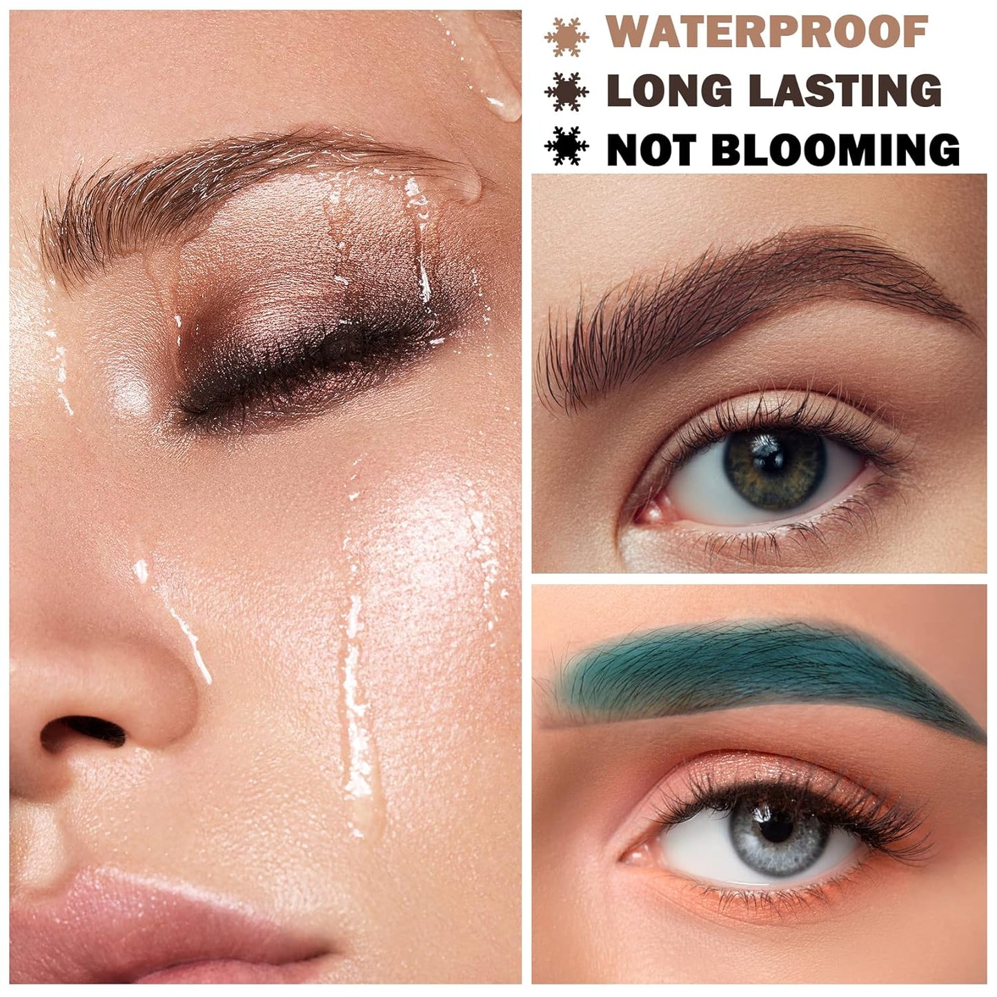 Eyebrow Pomade Cream,Brow Pomade Gel Naturally Long Lasting Waterproof,Delicate and Smooth Eye Brow Makeup Cosmetics with Eyebrow Brush - Daffodil