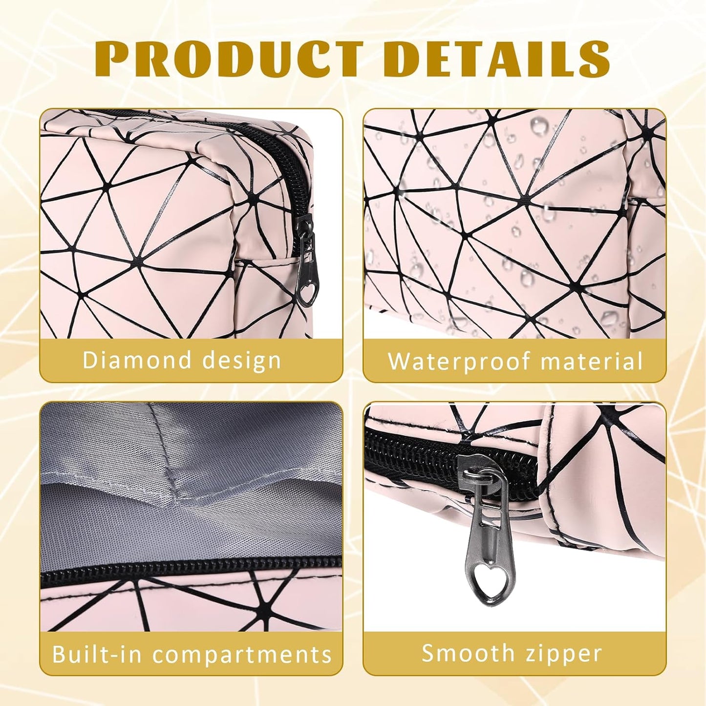 Period Bags for Teen Girls, Tampon Holder for Purse, Waterproof Portable Leather Period Pouch, Sanitary Napkin Storage Bag, Pink Makeup Bag Set, Pad Pouches for Period for Girls