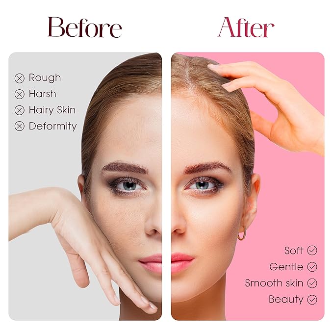 Dermaplane Razor, Eyebrow Razor & Peach Fuzz Remover, Micro-Pitch Facial Razors for Men & Women, Dermaplaning tool for Sensitive Skin Exfoliation with Protective Cover, Red, White, Blue (3-pack)