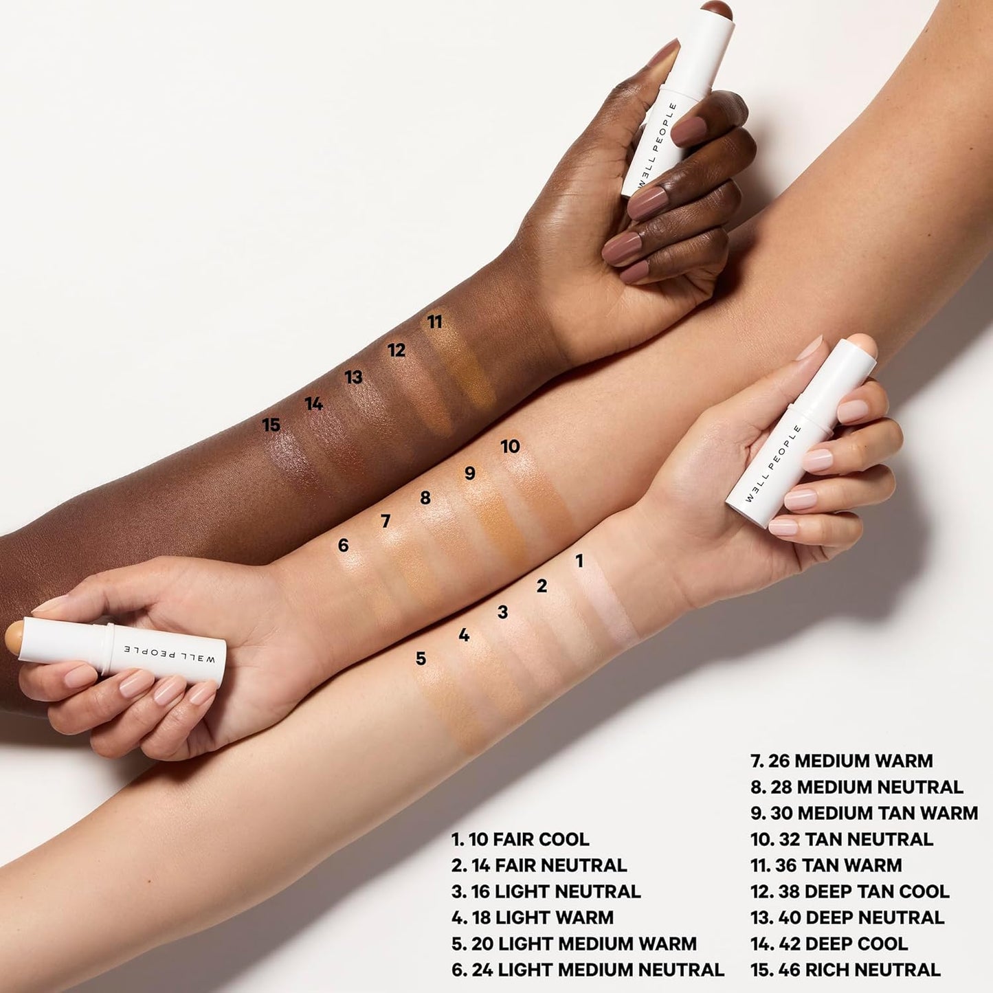 Well People Supernatural Complexion Stick Foundation + Concealer, Buildable, Light-to-Medium Coverage, Soft Matte Finish, Lightweight + Hydrating, Multi-Use, Vegan & Cruelty-Free, 14 Fair Neutral