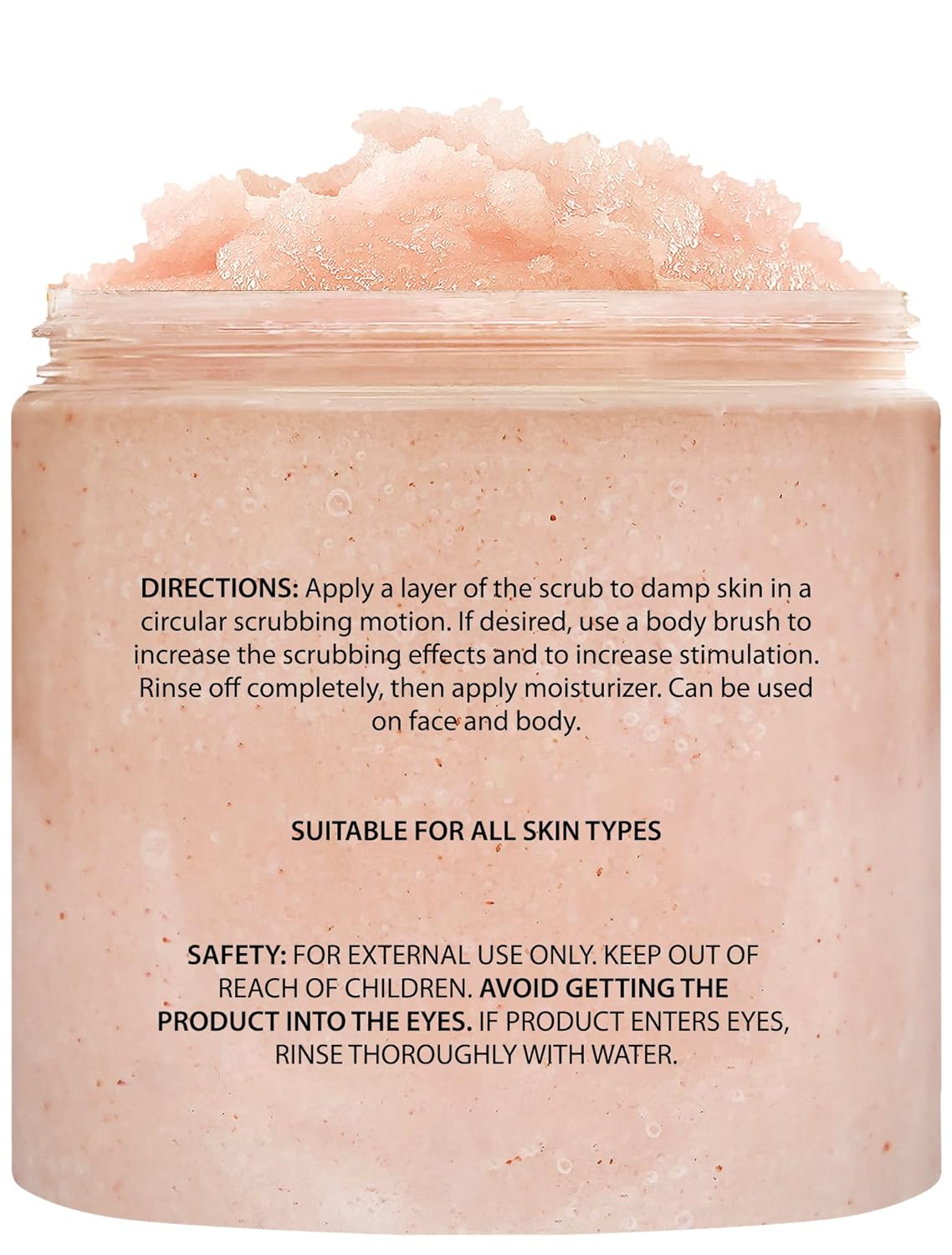 Brooklyn Botany Himalayan Salt & Stem Cell Body Scrub - Moisturizing and Exfoliating Body, Face, Hand, Foot Scrub - Fights Stretch Marks, Fine Lines, Wrinkles - Great Gifts for Women & Men - 10 oz