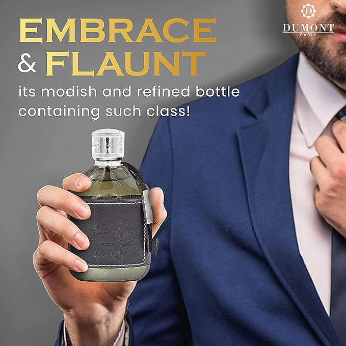 Nitro Black Eau De Parfum - Mysterious Fruit & Woody Scent - 3.4 Fl Oz