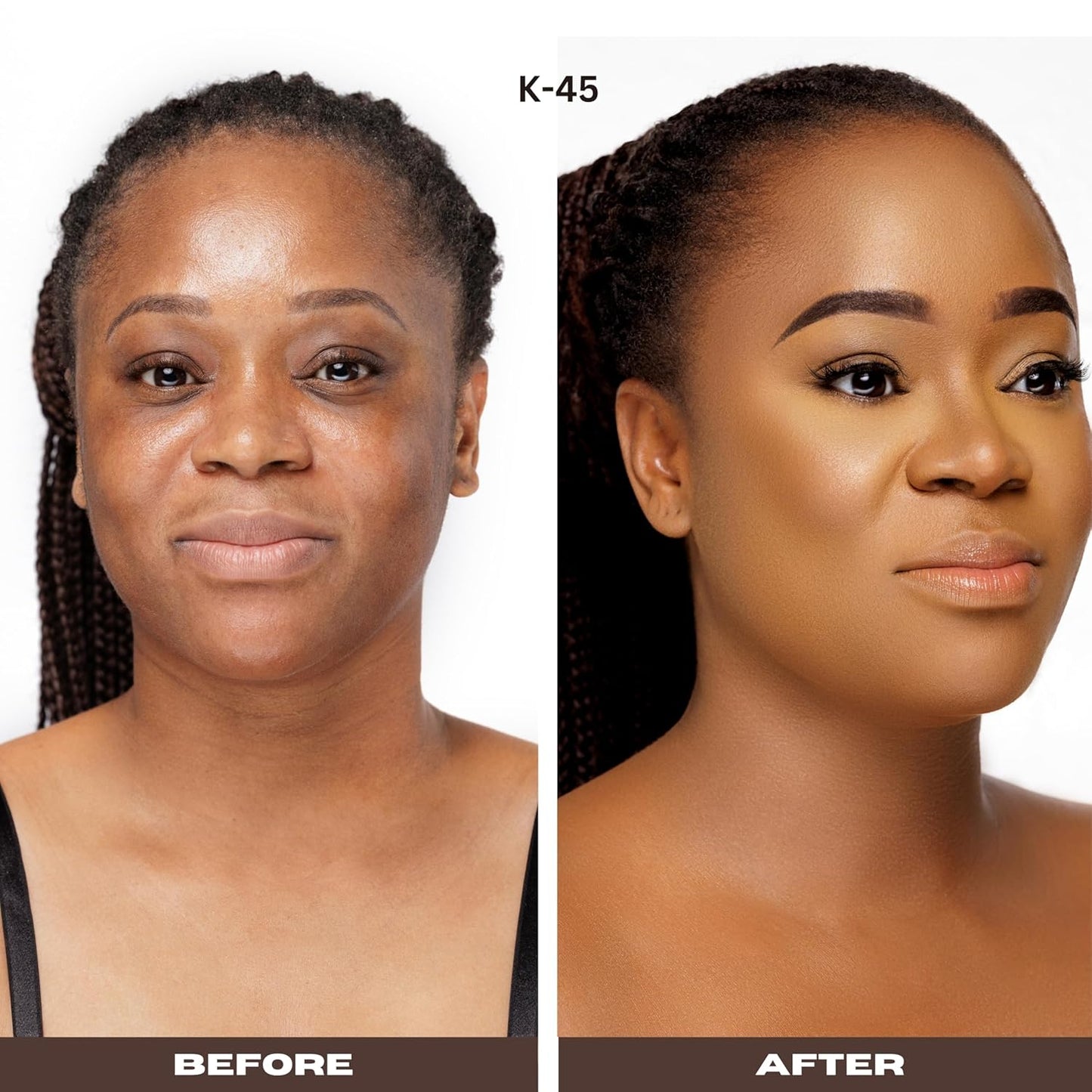 Soft Matte Powder Plus Foundation - Light Weight Face Powder With A Matte Natural Finish For A Full Coverage Effect, Hides Impecfection And Even Complexion For Up To 24HR Stay. k-45