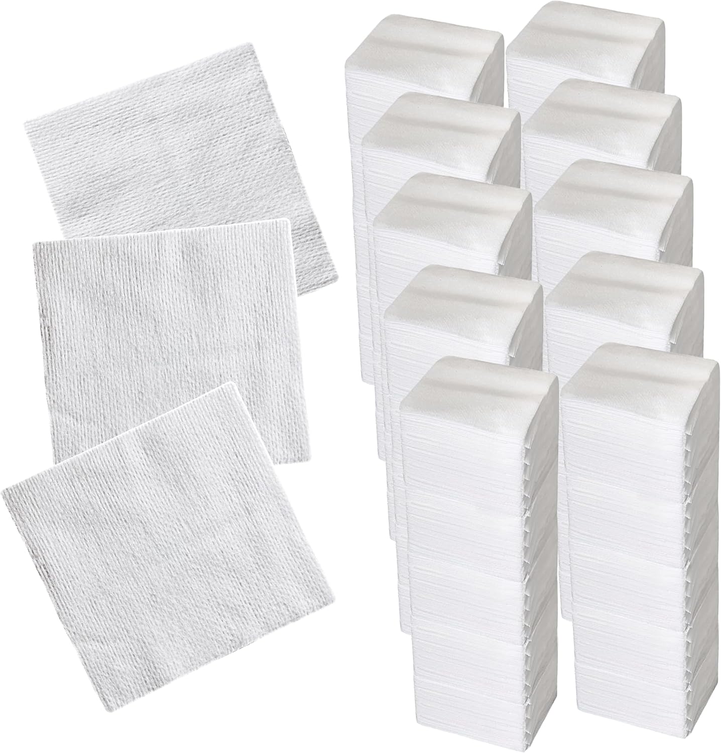 Non-Sterile Gauze Pad - Non-Woven 4 Ply Highly Absorbent Gauze Pad Dressing Sponges- Great for First Aid Medical, Dental and Wound Care, Prepping, Scrubbing & Cleaning (2x2 (2000 Count))