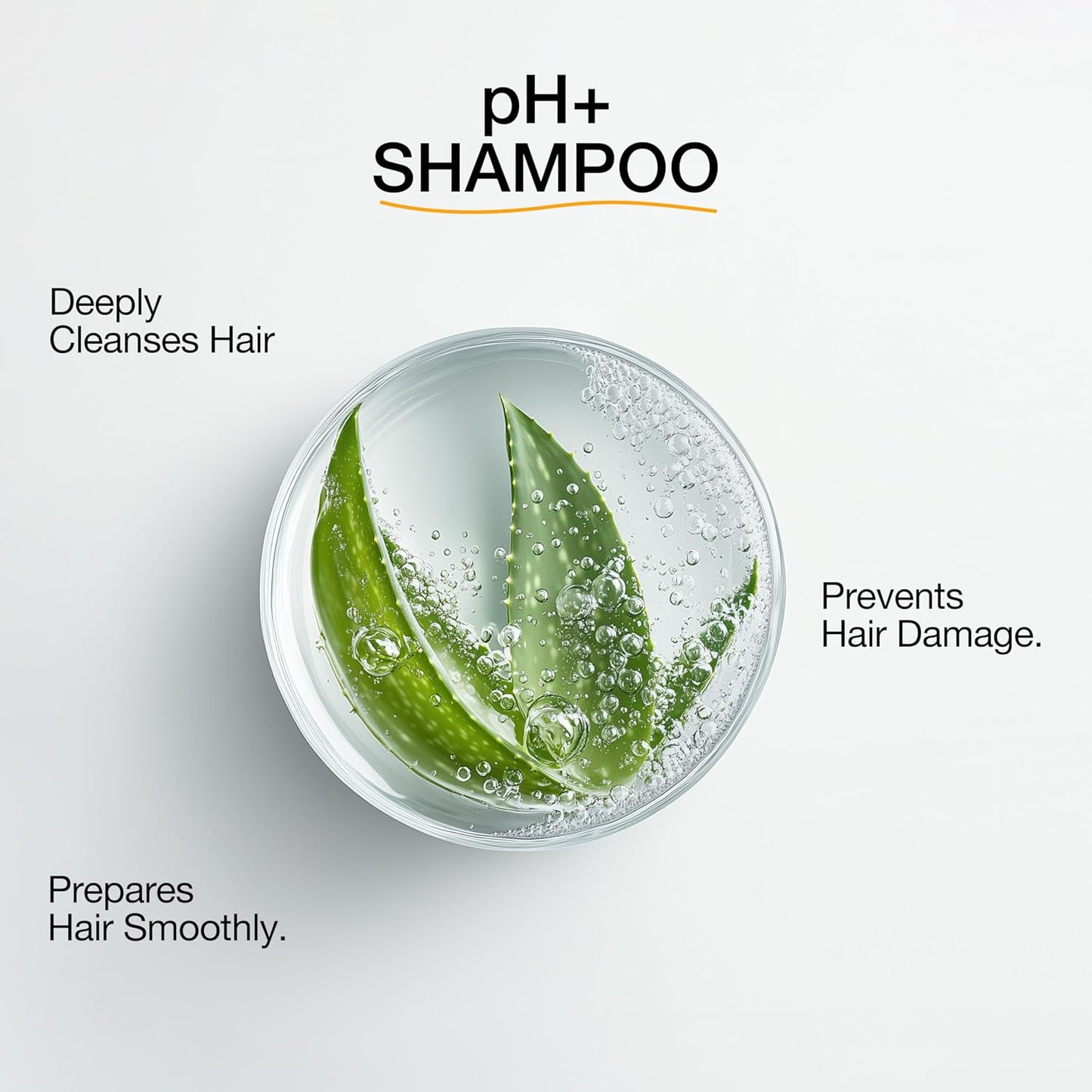 Global Keratin GK HAIR pH+ Pre-Treatment Clarifying Shampoo (33.8 Fl Oz/1000ml) For Preps Hair Deep Cleansing,Removes Impurities -With Aloe Vera, Vitamins & Natural Oils All Hair Types Men and Women