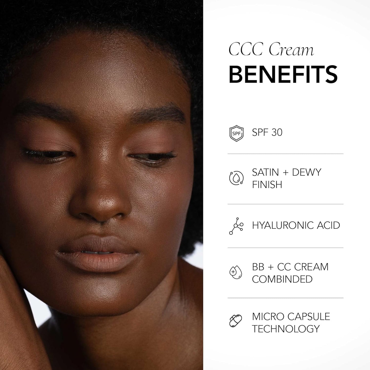 CLE Cosmetics CCC Cream (Neutral Deep 503 / SPF 30) - Color Correcting With Sunscreen - Lightweight, Hydrating Foundation - BB & CC Hybrid - Light to Medium Coverage - 1 fl oz