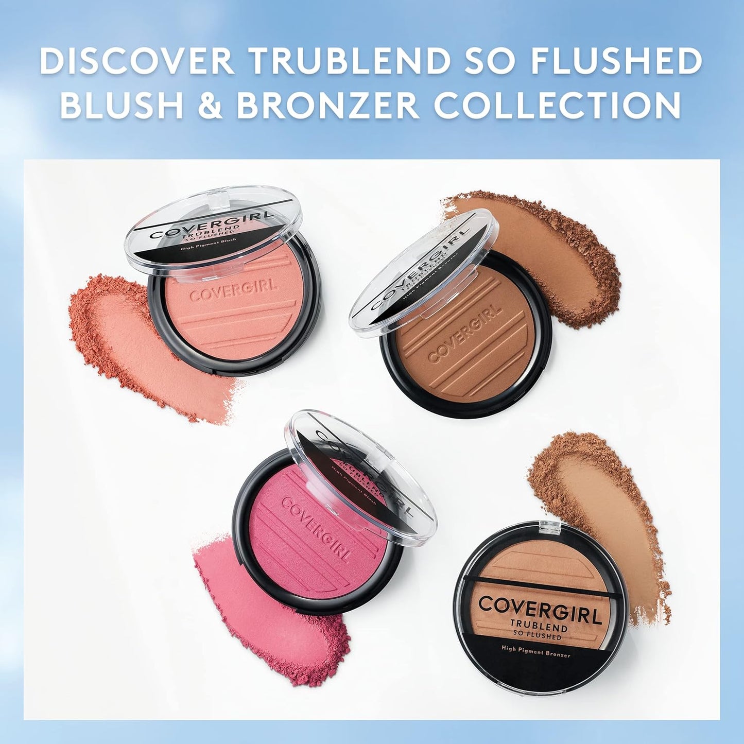 COVERGIRL Trueblend so Flushed High Pigment Blush & Bronzer, Sweet Seduction, Sweet Seduction, 0.33 Ounce