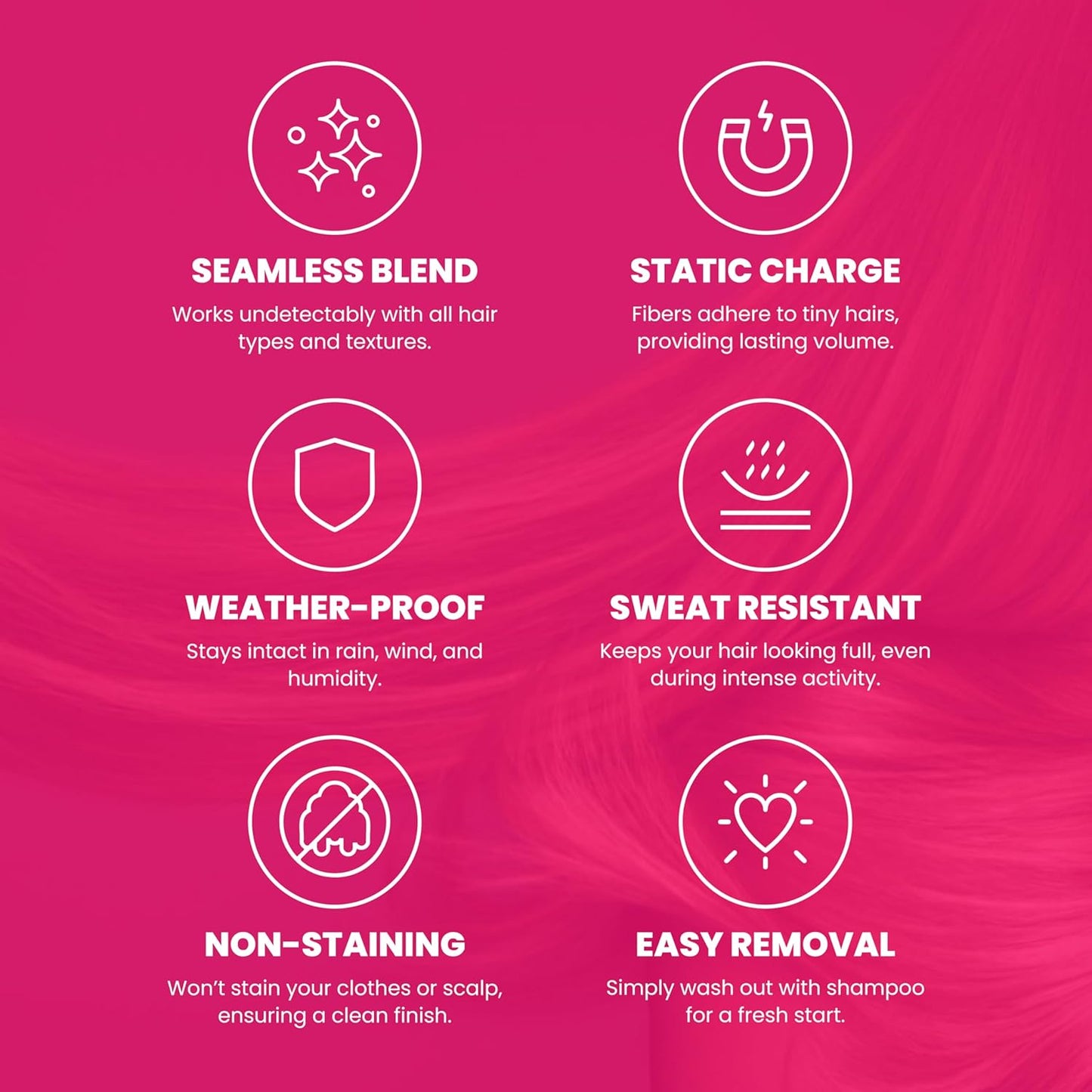 VELO Hair Building Fibers for Thinning Hair – DARK BROWN Hair Fibers for Men & Women – Covers Bald Spots, Hairline Powder, Hair Thickening Fibers – Hair Filler Powder for Fuller-Looking Hair – 30g