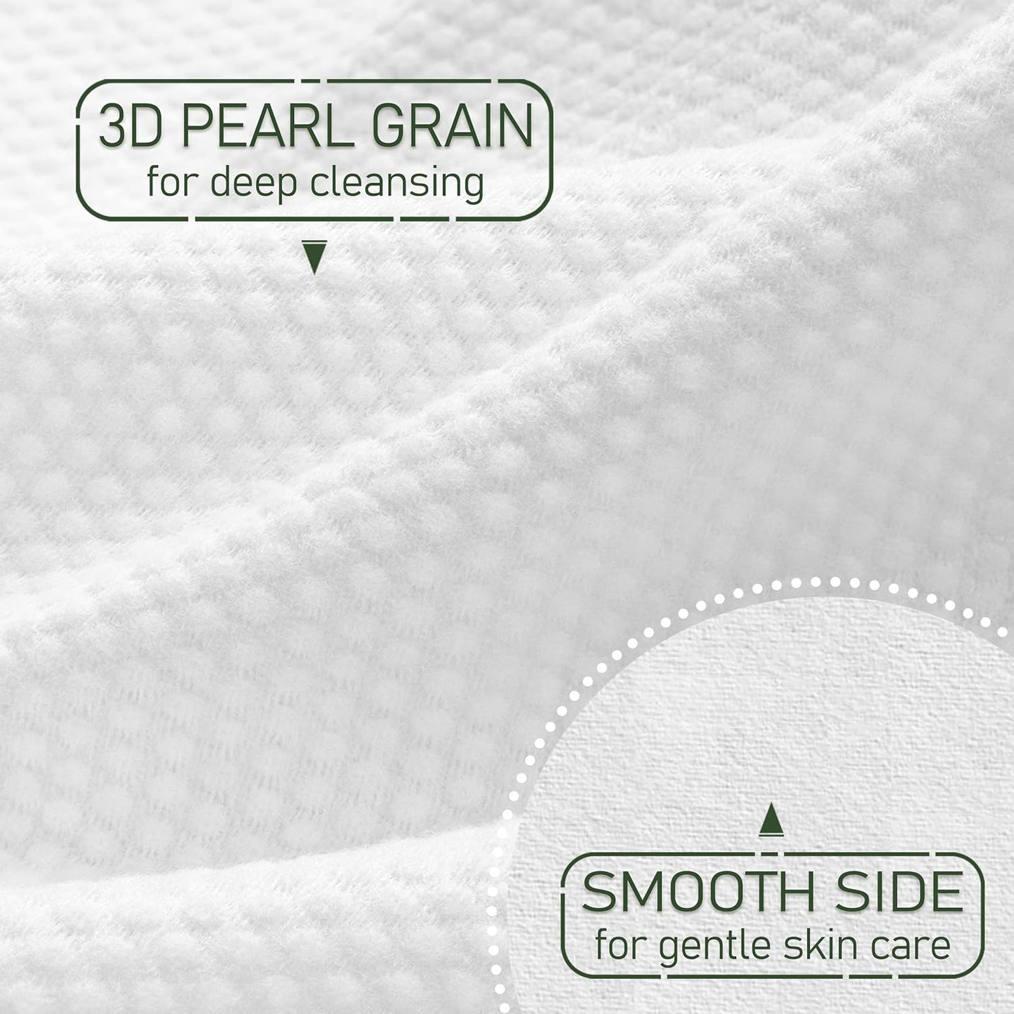 Travel Size Bamboo Viscose Disposable Face Towel Biodegradable Large Dry Face Wipes 30 Count/2 Box Extra Thick Soft Clean Facial Towels for Facial and Body Cleansing, Travel, Camping