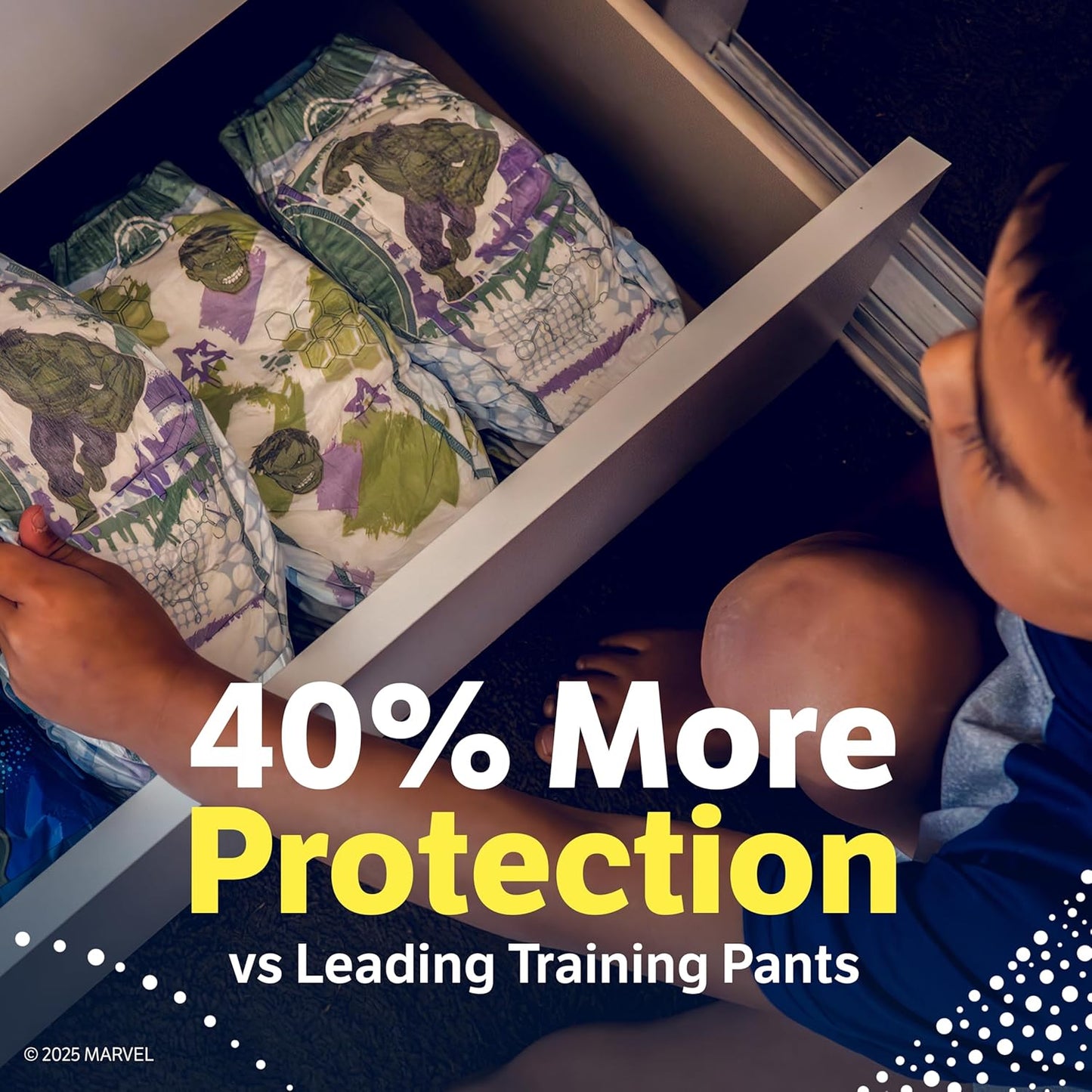 Goodnites Boys' Nighttime Bedwetting Underwear, Size Extra Small (28-43 lbs), 44 Ct (2 Packs of 22), Packaging May Vary