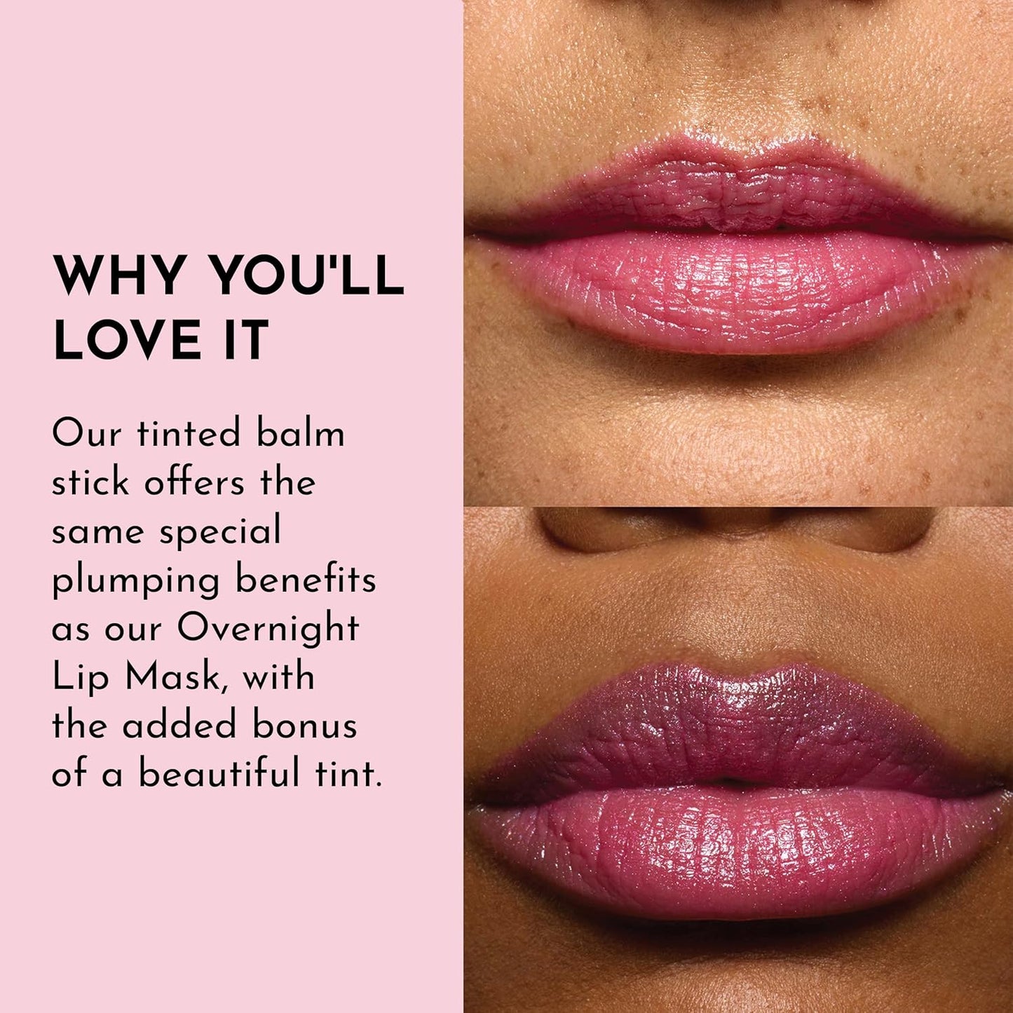 Lawless Forget the Filler Lip Plumping Line Smoothing Tinted Balm - Candy Girl - Premium Tinted Lip Balm with Natural Ingredients to Plump and Smooth Lips for a Firmer, Fuller Look - 0.09 oz