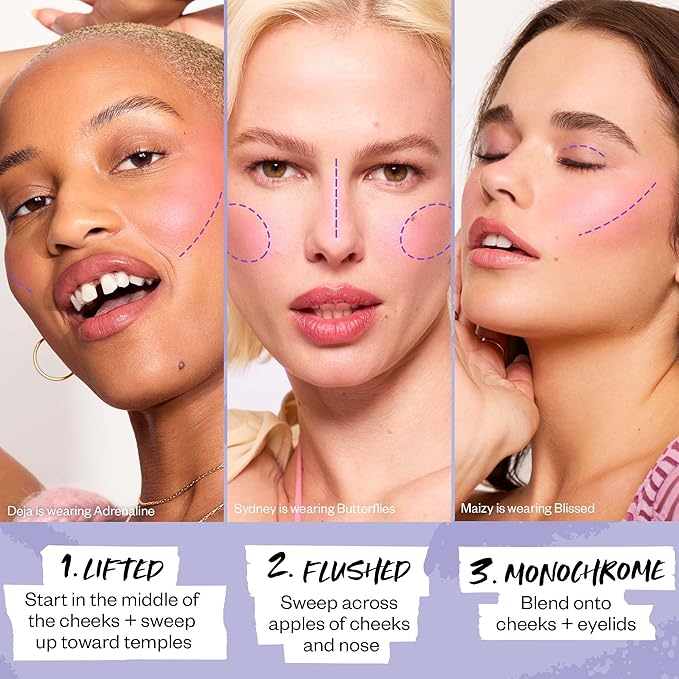 Kosas Blush is Life – Talc-Free Dimensional Blush Baked with Squalane & Hyaluronic Acid – Long Wear, Safe for Sensitive Skin- Blissed