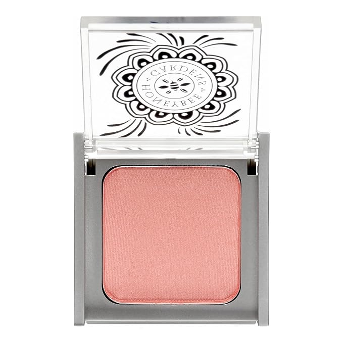 Honeybee Gardens Complexion Perfecting Blush in Rendezvous, Soft Neutral Rose, Pigmented, Vegan & Gluten-Free, 8.5g