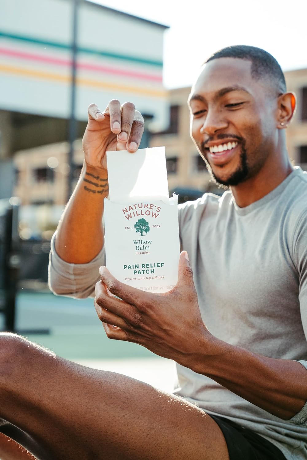 Nature's Willow Relief Patches – Fast-Acting, Plant-Based Topical Solution to Help with Sore Muscles & Joints | 6 Patches per Pack | 1-Pack