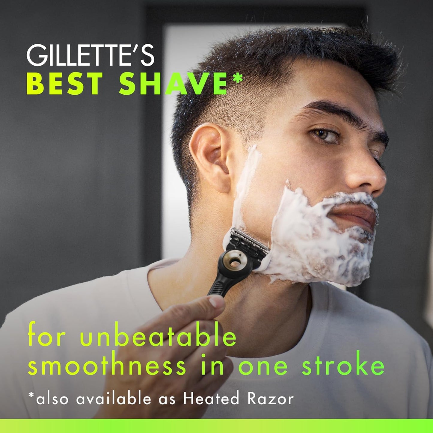 GilletteLabs With Exfoliating Bar Shaving Razor For Men, 1 Handle, 3 Blade Refills, Includes Travel Case for Convenient Storage On The Go