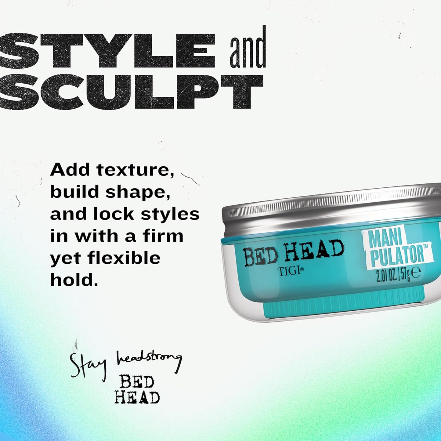TIGI Bed Head Manipulator texturizing Putty with Firm Hold 2.01 oz