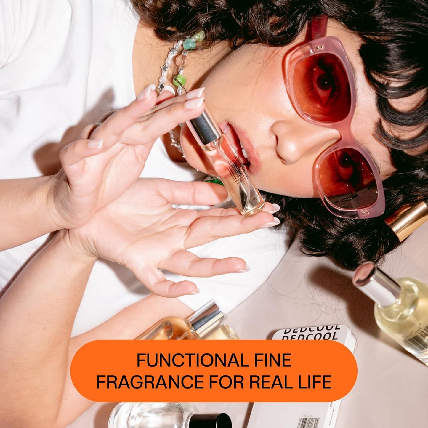 DedCool Eau de Parfum Roll On | Milk | Genderless Luxury Fragrance | Clementine, Gardenia, Woods, Amber & Wild Berries | Non-Toxic Vegan | Long-Lasting Perfume for All | Sophisticated Aroma | 15 mL