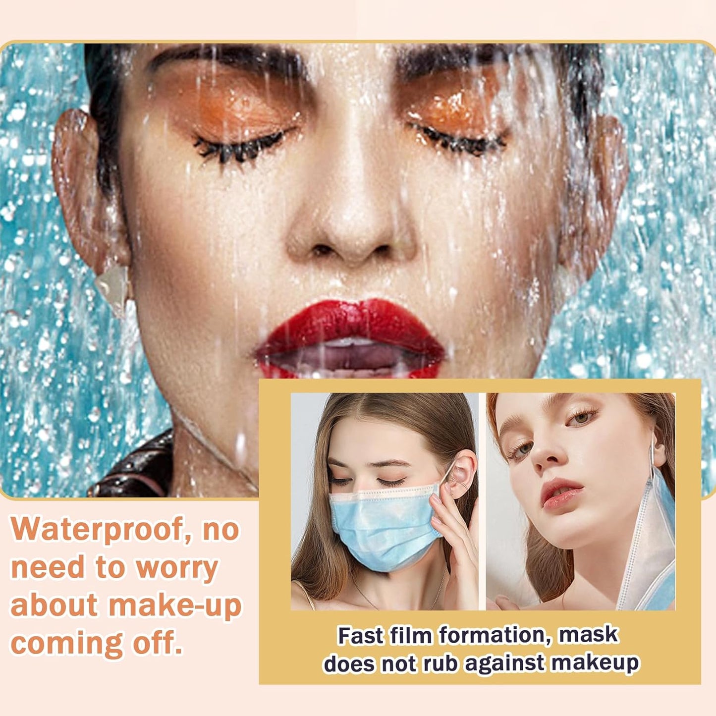 Color Changing & Natural Foundation with 2 Makeup Sponges, Moisturizing Full Coverage Liquid Foundation, Non-greasy Long Lasting Flawless Concealer Cream Makeup Set