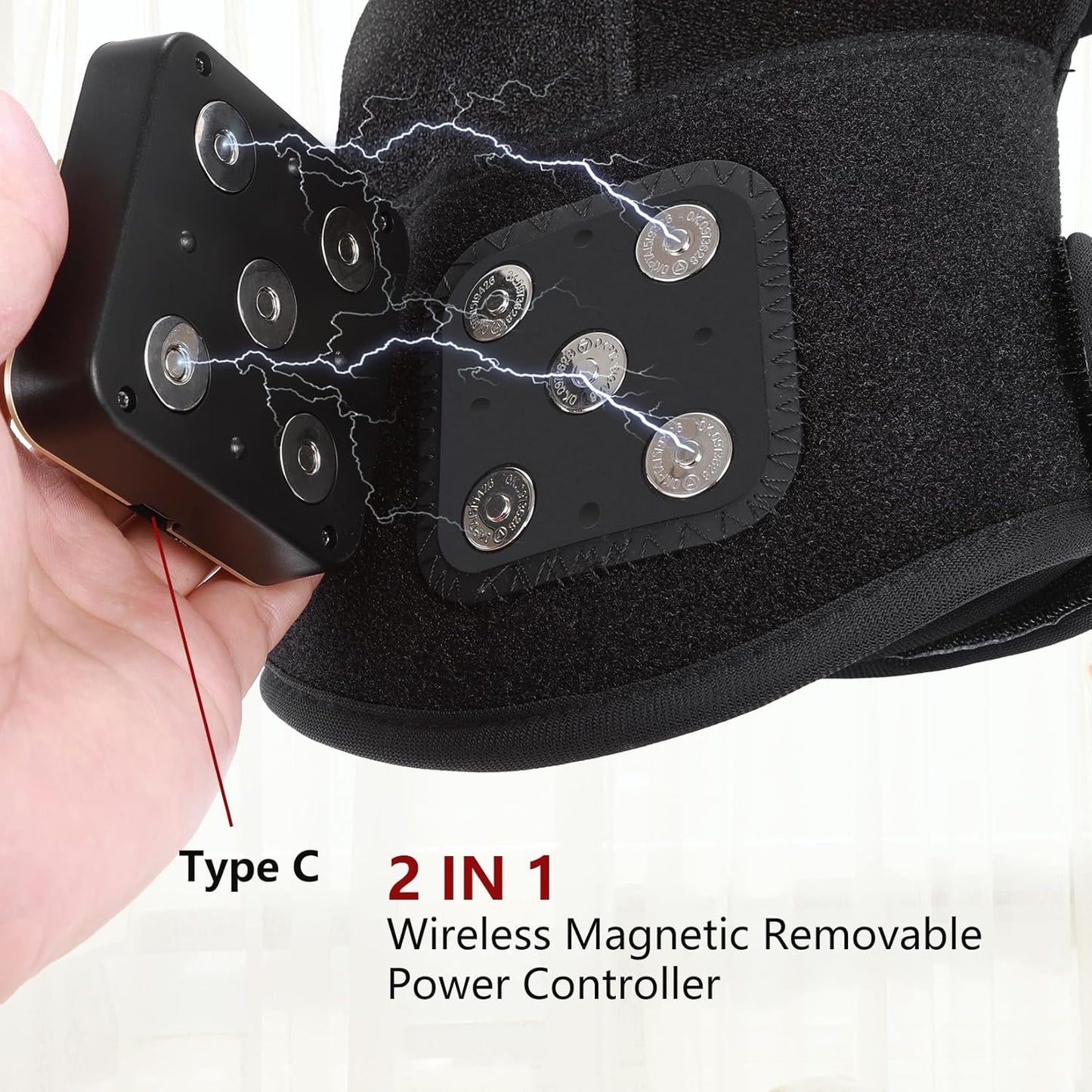 Cordless Red Light Therapy for Shoulder Pain Relief 4000mAh Battery Portable Wireless Near Infrared Light Therapy Devices Wearable Wrap for Arm Body Muscle Relax Treatment Pad