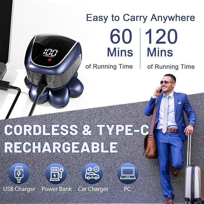 Head Shaver 7D, Wyklaus Head Shavers for Bald Men, Head Electric Razor with Nose Hair Trimmer, Waterproof Wet Dry Mens Grooming Kit