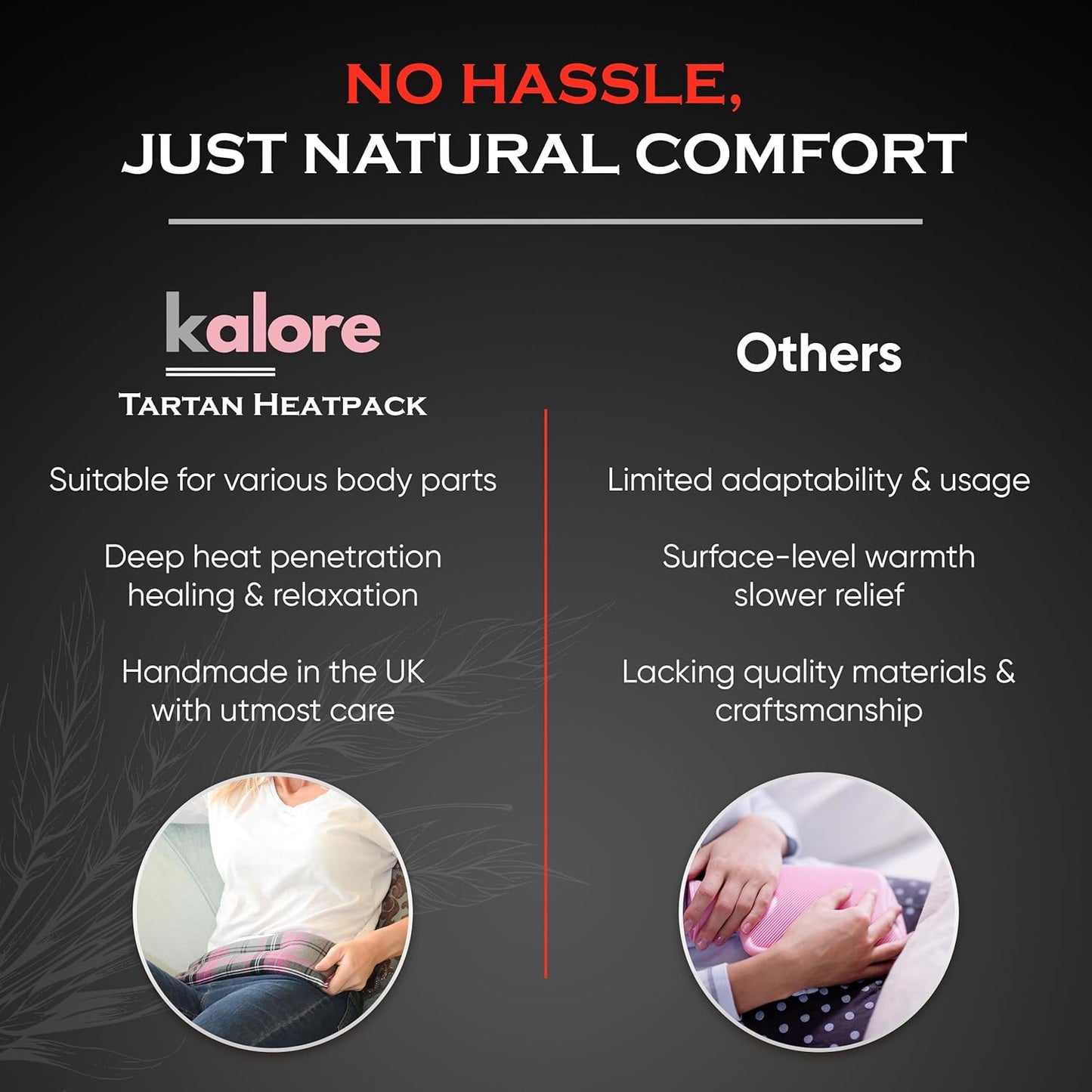 Microwavable Heating Pads for Winter, Back, Stomach & Head Comfort – Kalore Neck Wrap with Velboa Faux Fur Cover – Even Heat Distribution Hot Compress Bag - Wheat Heat Pad – Lavender Scent – Pink