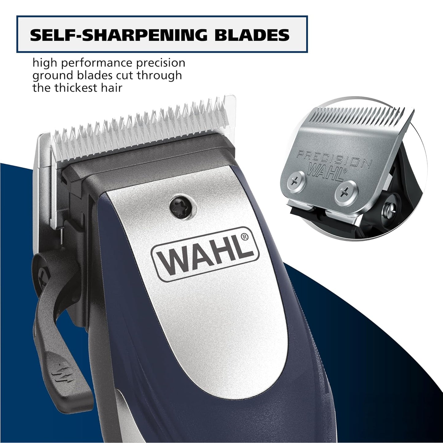 Wahl Lithium Ion Pro Rechargeable Cordless Hair Clippers for Men, Woman, & Children with Smart Charge Technology for Convenient at Home Haircutting - Model 79470