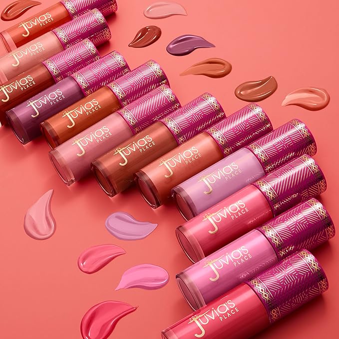 Juvia's Place Blushed Liquid Blush BlushLily - Dewy Tint Cheeks Makeup Glow Pigment Effortless Beauty Long Lasting Cosmetics Soft Creamy Natural Buildable All Skin Color Light Flawless Finish Blend