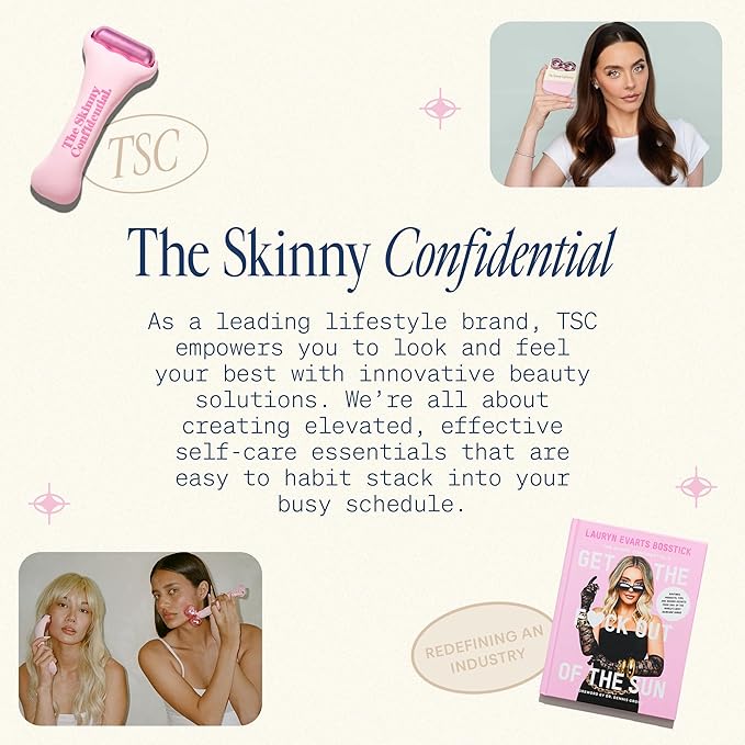 The Skinny Confidential Shave Cream - Women's Face Shaving Cream for Dermaplaning to Remove Facial Hair & Peach Fuzz - Nourishing & Moisturizing Shea Butter, Aloe Leaf Juice & Vitamin E