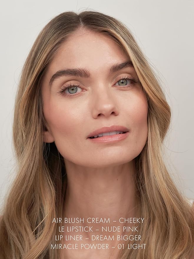 SWEED - Air Blush Cream | High Pigmented, Velvet Finish | Vegan, Cruelty-Free, Clean Beauty (Cheeky, 1.4 oz | 40 g)