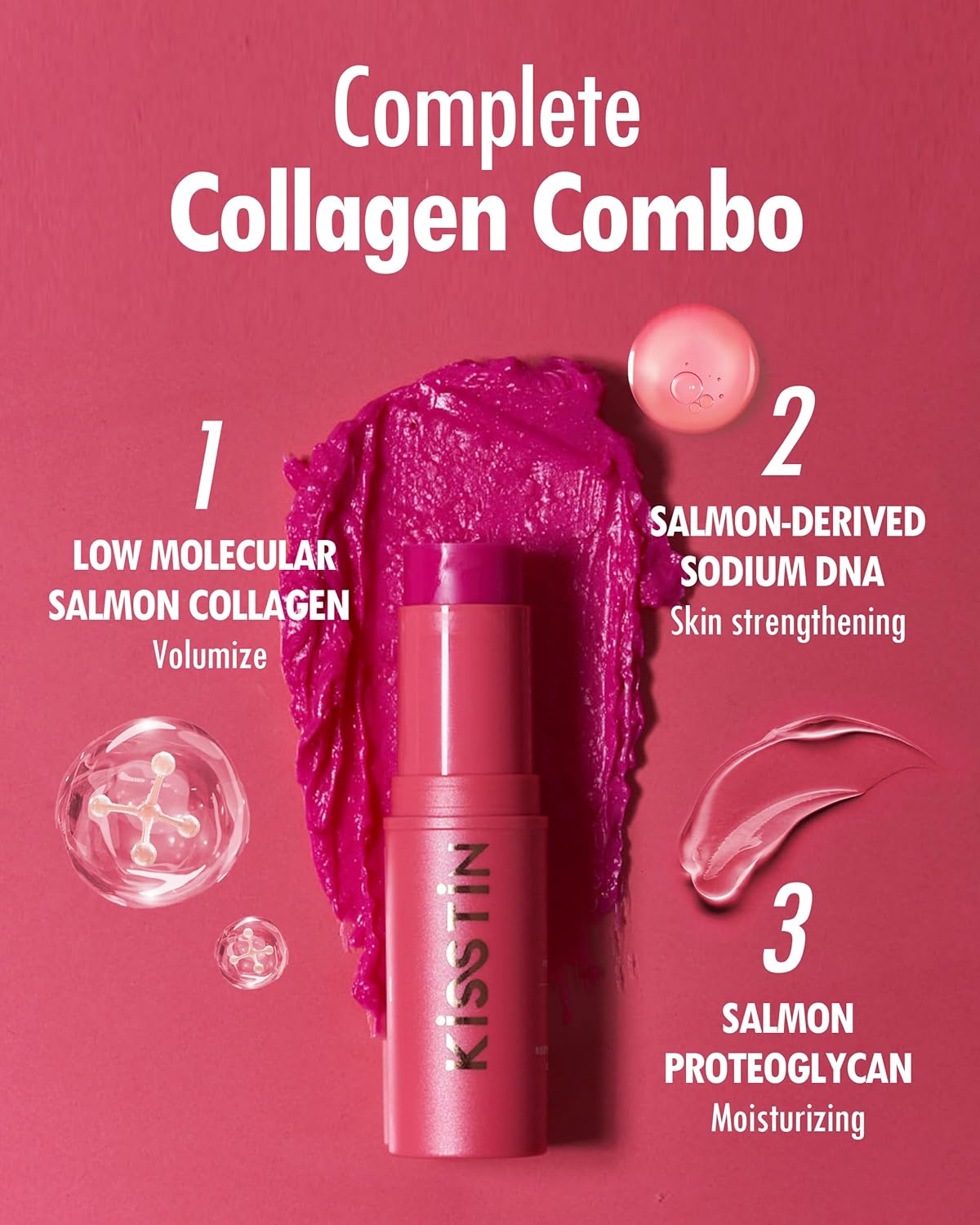 KAHI Kisstin Balm - Skin-Refining Face Moisturizer & Makeup Stick | Nourishing Beauty Moisturizer Stick | Makeup-enhancing Glow Balm (0.32 oz)