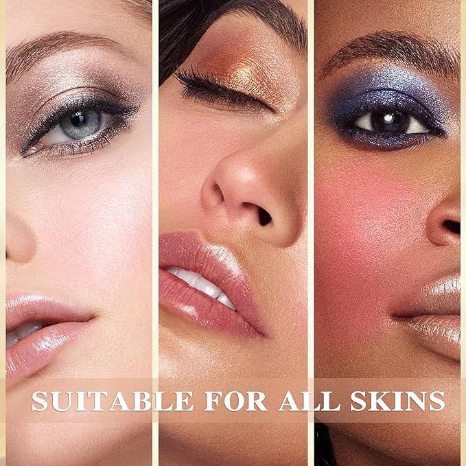 Cream Blush Stick,Waterproof Multi Makeup Cream Stick,Lightweight,Long-lasting,Easy To Use,2 in 2 Multi Blush for Cheeks & Lip Tint & Eyeshadow Makeup,Suitable for All Skin B