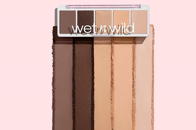 wet n wild Color Icon Eyeshadow Makeup 5 Pan Palette, Matte, Shimmer, Metallic, Long Wearing, Rich Buttery Pigment, Cruelty Free - Gold Whip