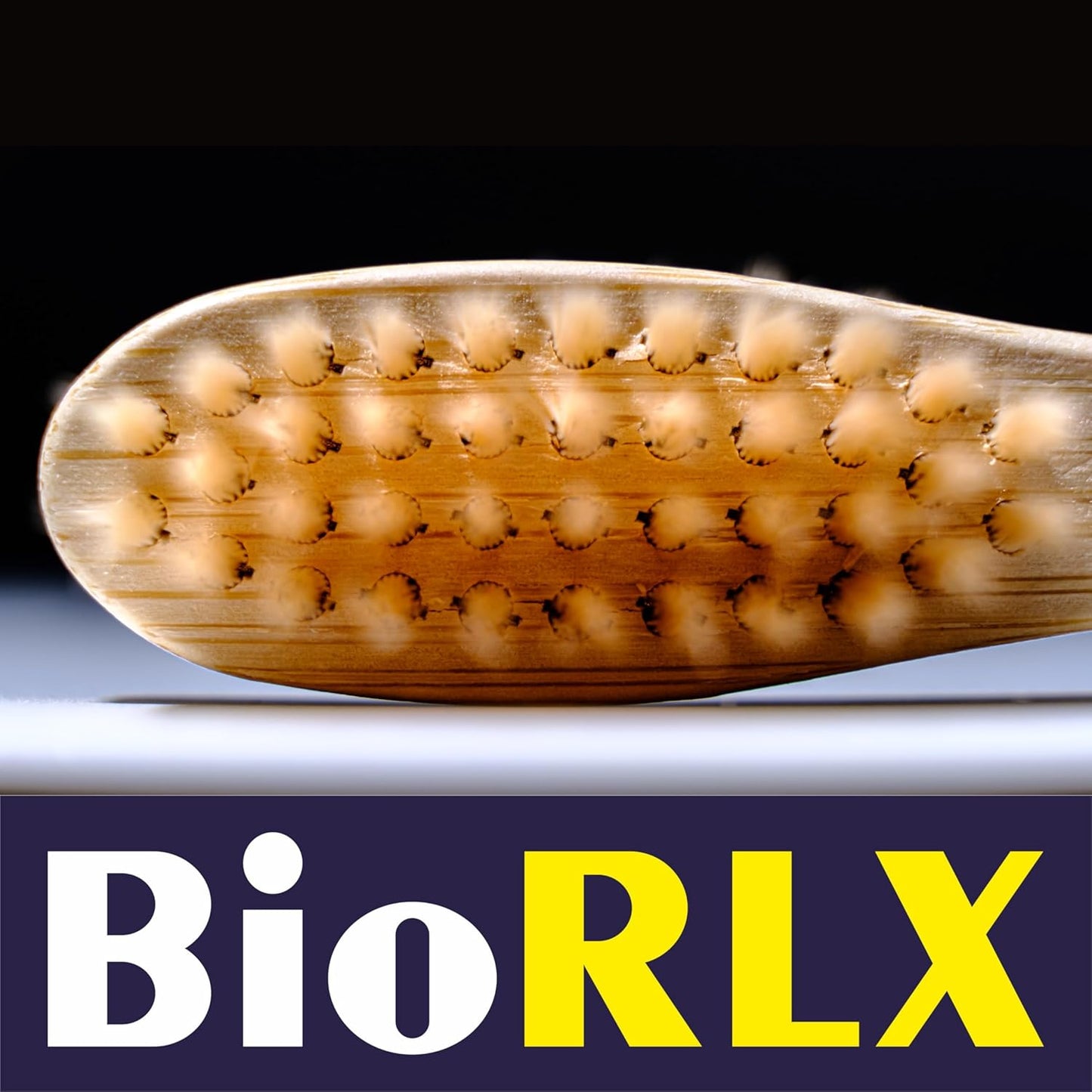 BioRLX Bamboo Toothbrush - Biodegradable Wooden Toothbrushes, Natural BPA Free - Wooden Toothbrush, Eco-Friendly - Compostable and Durable (Three Pieces, Medium)