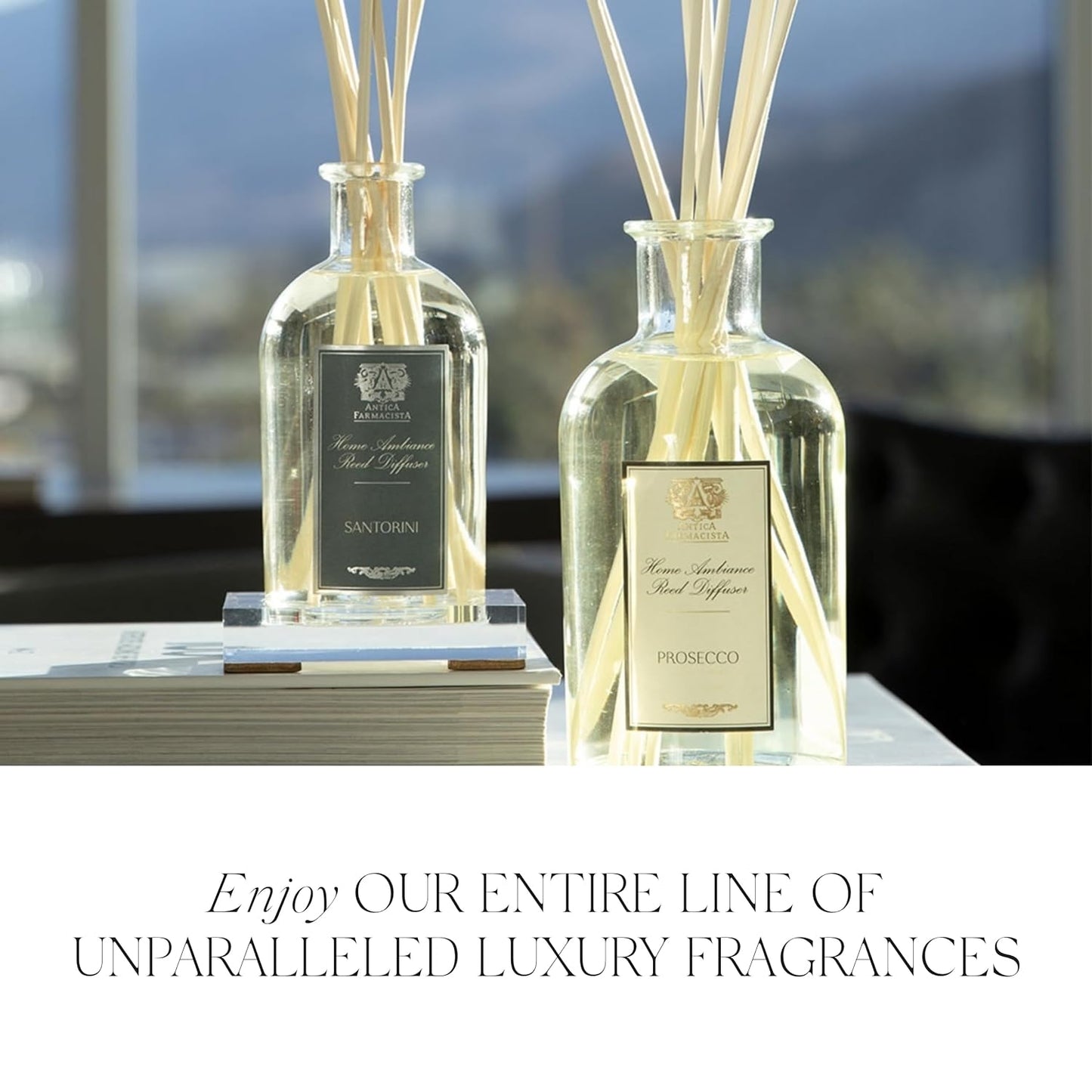 Antica Farmacista Acrylic Bath & Body Gift Set - Includes Body Wash, Body Moisturizer & Acrylic Tray - Bath & Body Gift Set for Women - Lemon Verbena & Cedar