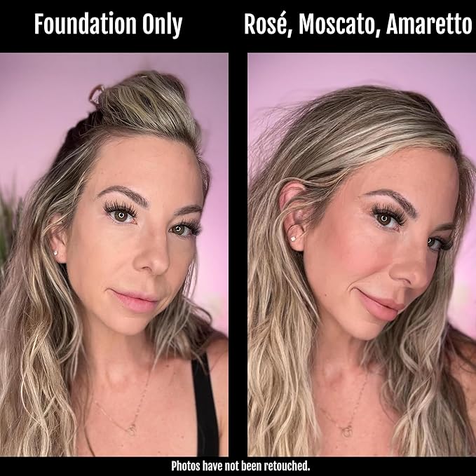 Organic Tint Tube, 100% Natural Vegan Gluten-Free Cream Bronzer Multi-Stick, Made in USA, Amaretto