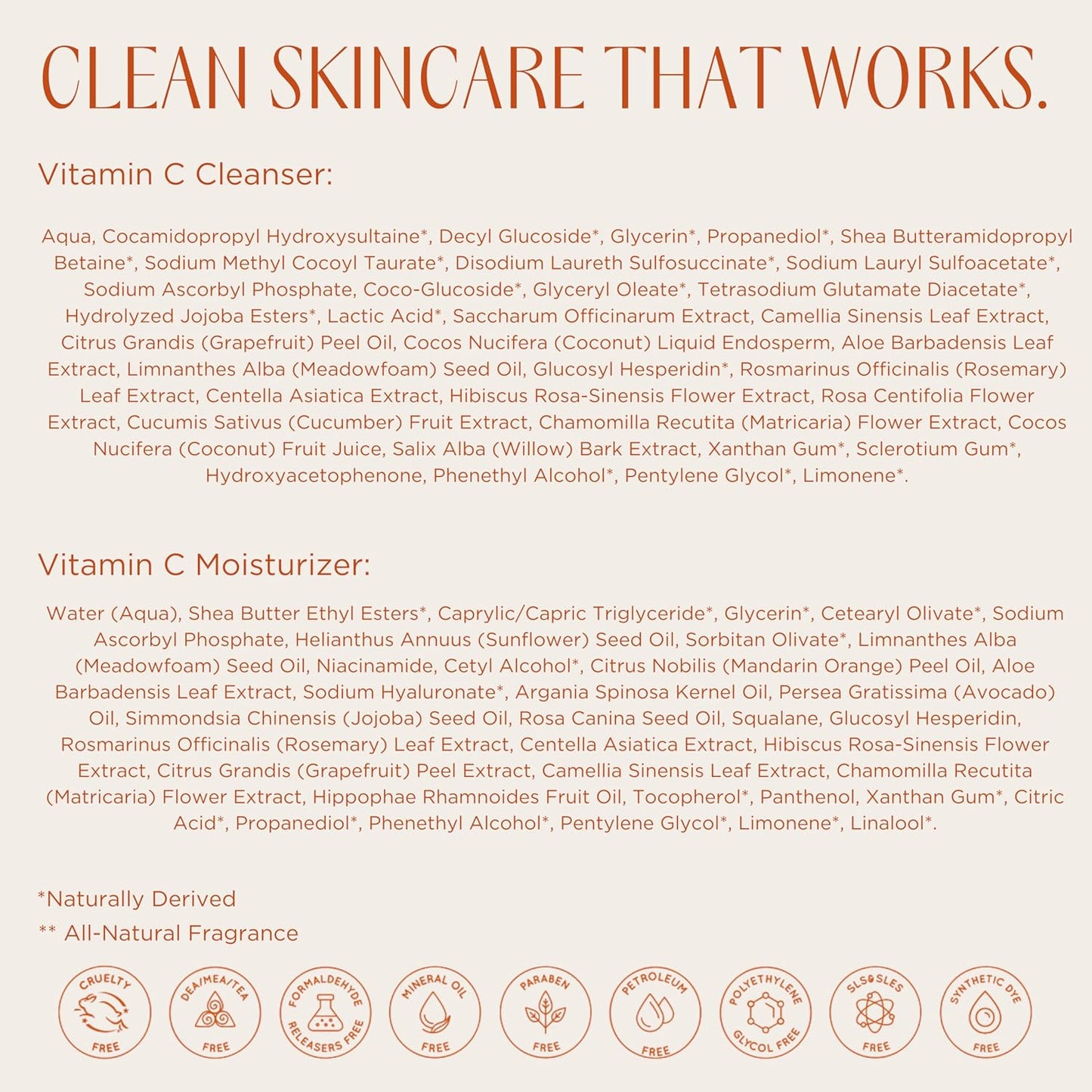 InstaNatural Vitamin C Fan Favorites Cleanser and Moisturizer Kit, Brightens, Reduces the Look of Fine Lines and Uneven Texture, with Aloe Vera and Botanical Extracts