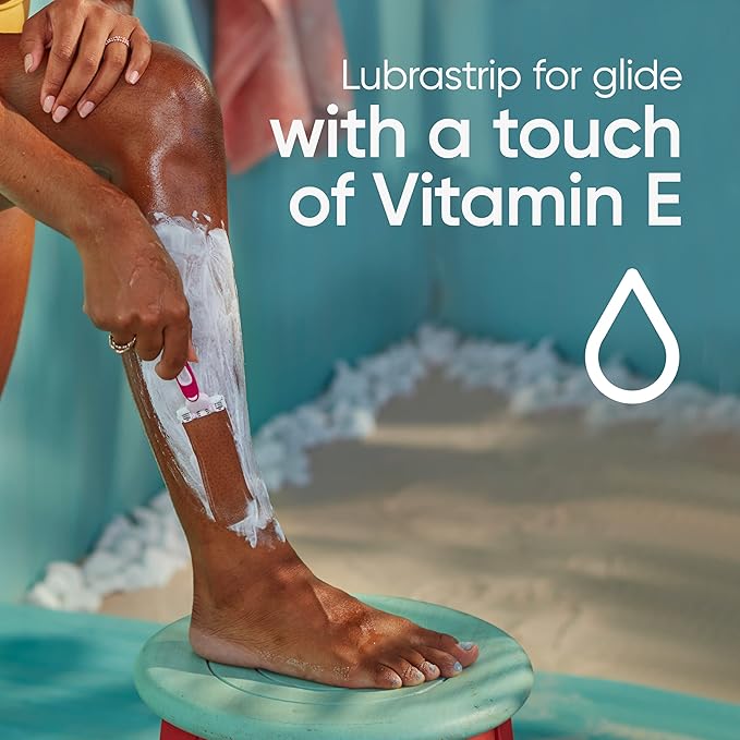 Gillette Venus Simply3 Women's Disposable Razors, 4 Count, 1 Pack