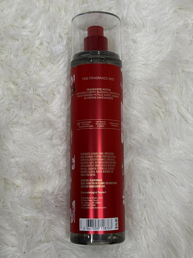 Bath & Body Works Signature Collection Fragrance Mist 8 Fl Oz (Japanese Cherry Blossom)