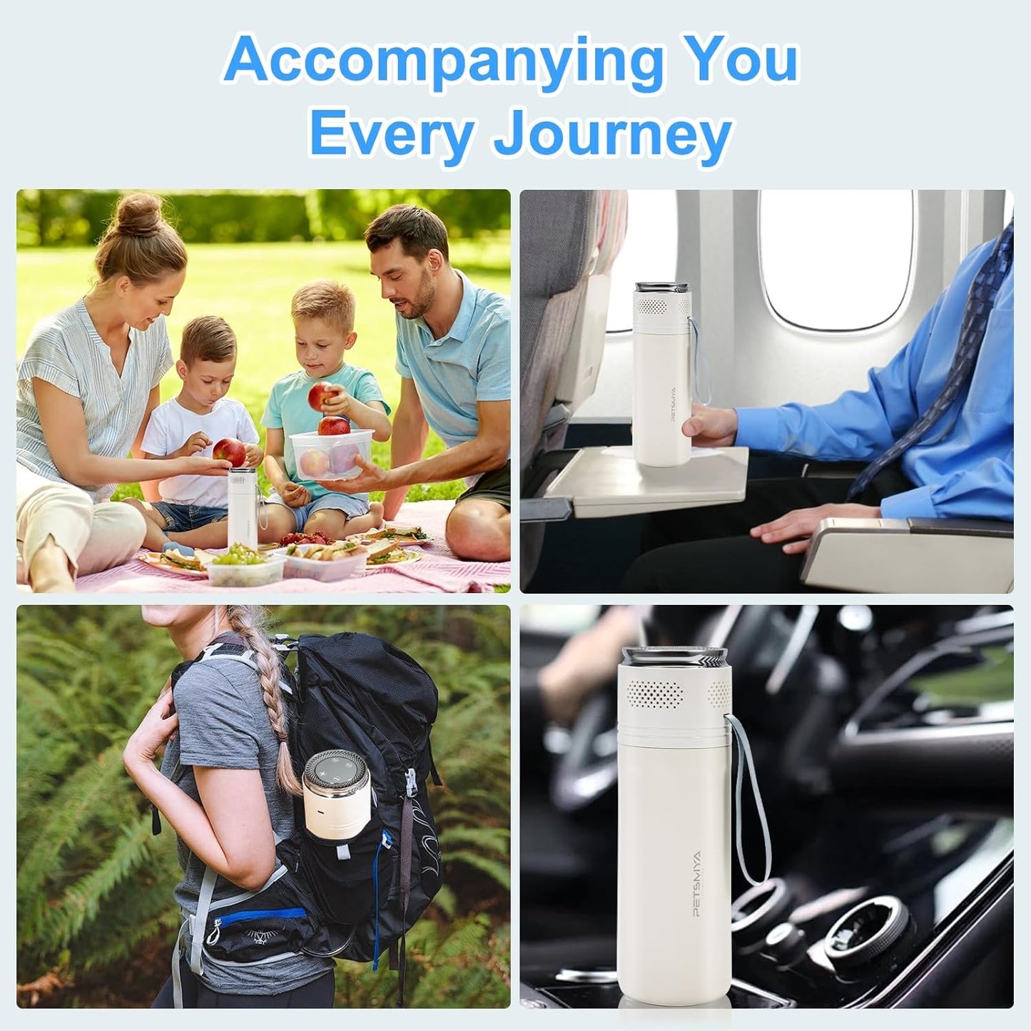 Insulin Cooler Travel Case for Pens & Vials, Portable Insulin Refrigerator Travel with TSA Approved Gel Ice Pack, Diabetic Travel Case Medicine Cooler Bag for Airplane (Active Cooling, White)