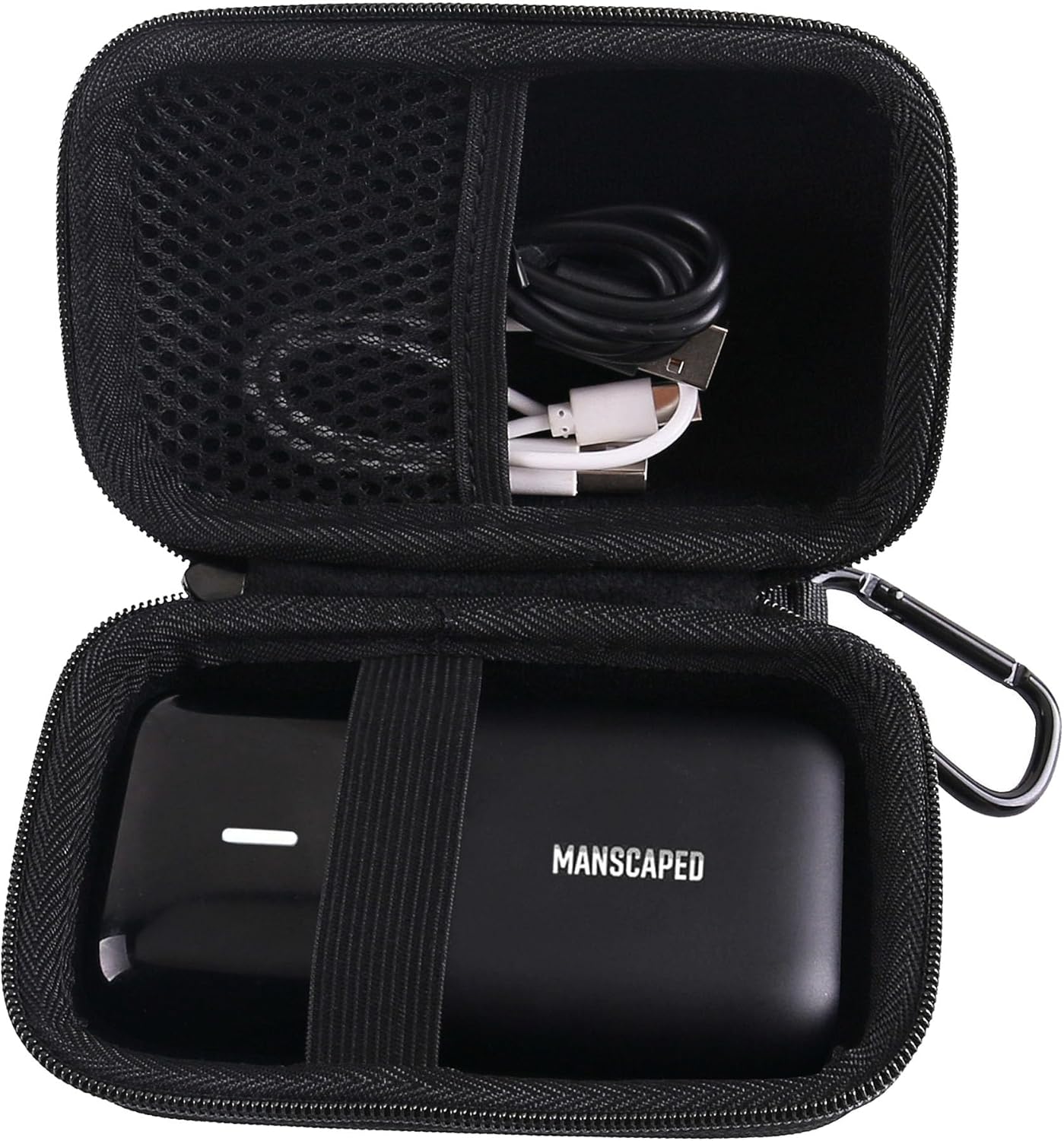 Hard EVA Carrying Case Compatible with MANSCAPED The Handyman Compact Face Shaver,Men’s Facial Hair Groomer Storage case (Hair Groomer)