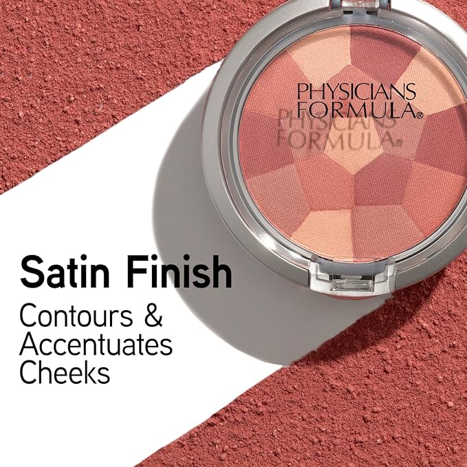 Physicians Formula Powder Palette Multi-Colored Blush Powder Blushing Rose, Dermatologist Tested