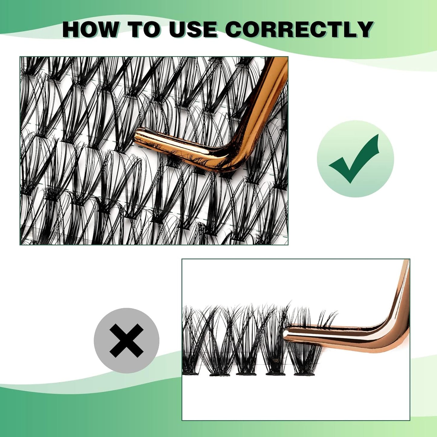 Lash Clusters 300pcs Individual Lashes 30D 0.07C Curl 9-18MIX DIY Eyelash Extension KEYYOU Large Tray Volume Soft&Natural Cluster Lashes(30D-0.07C,9-18MIX）